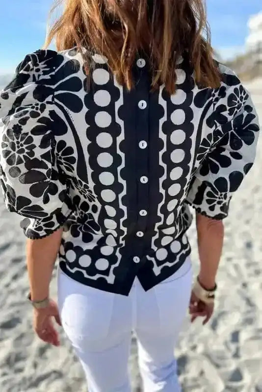 Palermo Puffed Sleeve Blouse - Image 2