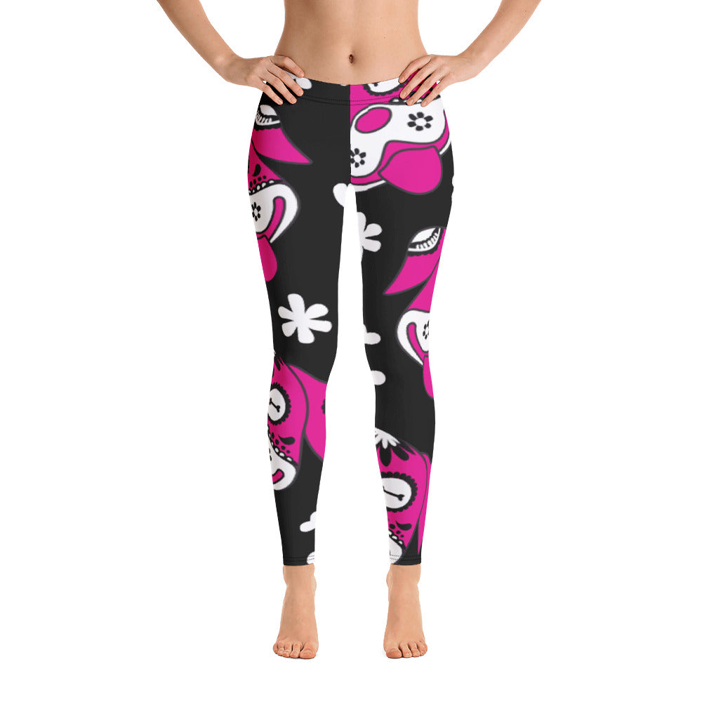Day of the Dog Pink Leggings - Image 8