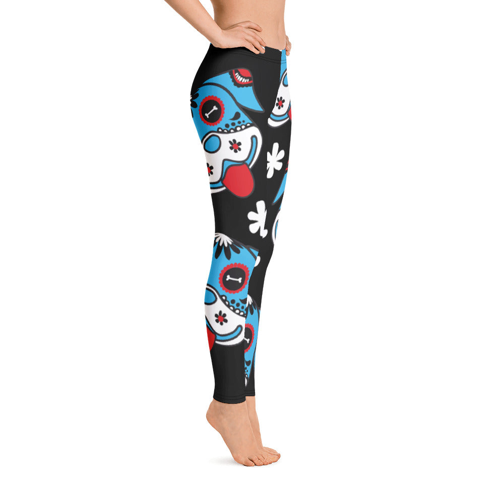 Day of the Dog Blue Leggings - Image 5