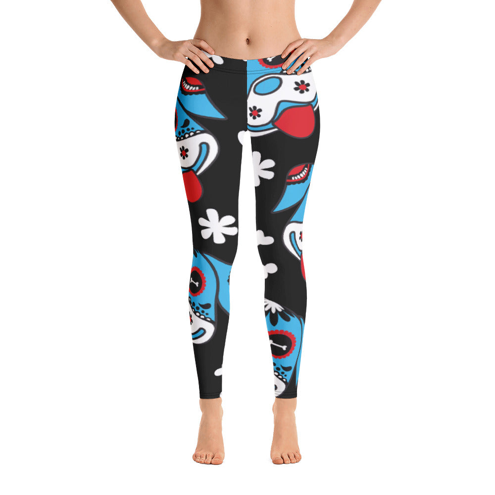 Day of the Dog Blue Leggings - Image 6