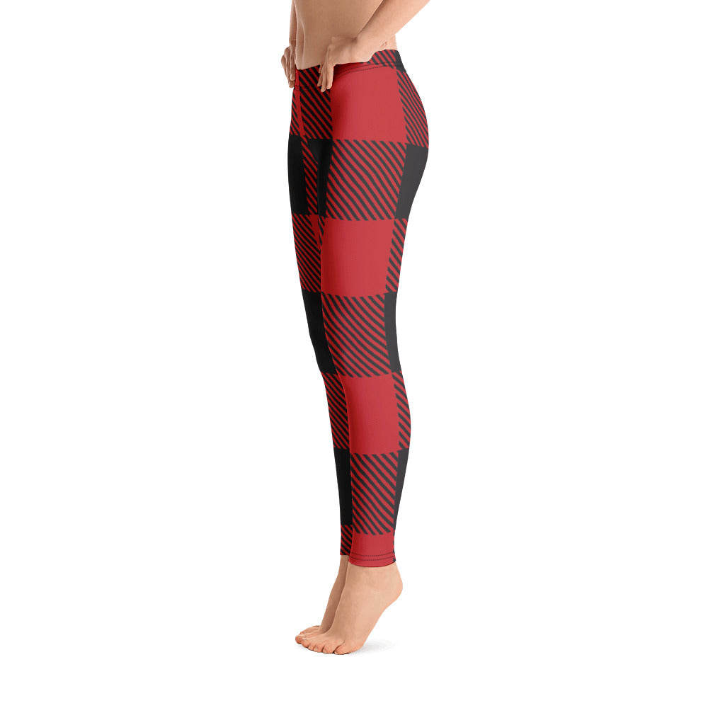 Buffalo Plaid Leggings - Image 4