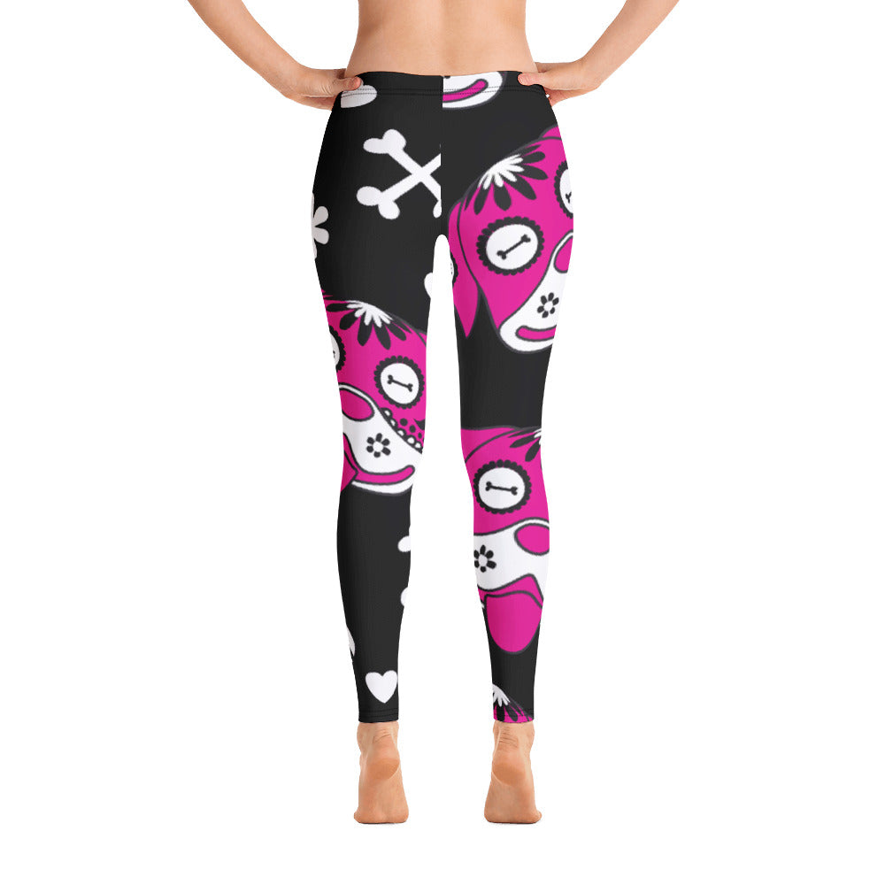 Day of the Dog Pink Leggings - Image 3