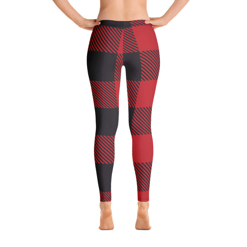Buffalo Plaid Leggings - Image 3