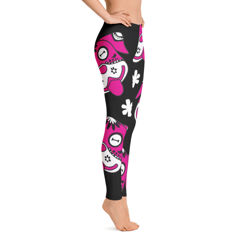Day of the Dog Pink Leggings - Image 5